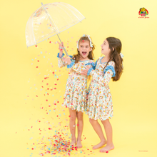 Load image into Gallery viewer, Nostalgic Rainbow Brite x Sweet Peas 
Bamboo Long Sleeve Dress