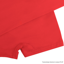 Load image into Gallery viewer, Fiery Red Long Sleeve Ruffle Twirl Dress