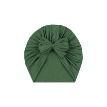 Load image into Gallery viewer, Olive Green Bow Turban