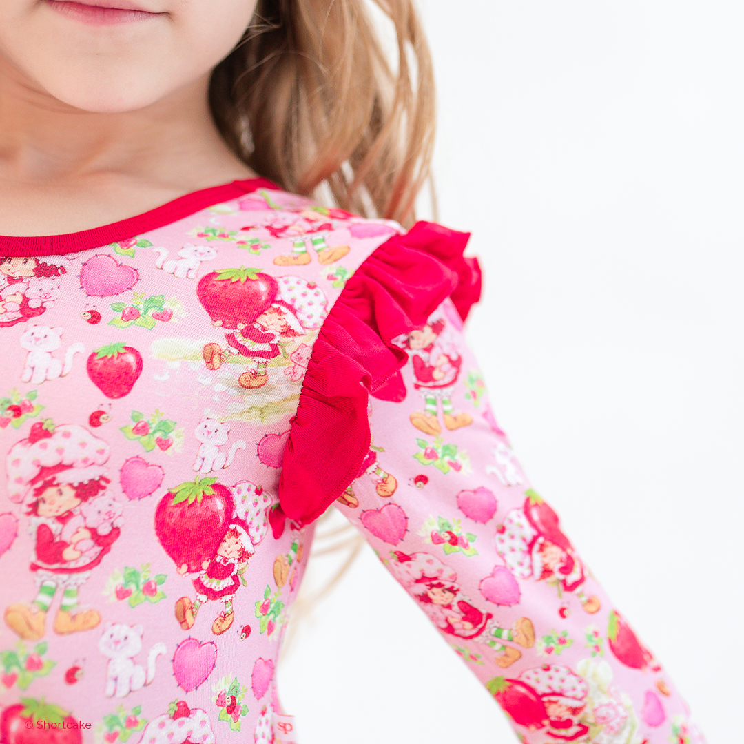 Strawberry Shortcake Long Sleeve Twirl Dress 6 Years Strawberry Shortcake Long Sleeve Twirl Dress 6 Years
