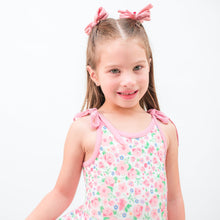 Load image into Gallery viewer, Ditzy Floral Tie-Strap Twirl Dress