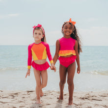 Load image into Gallery viewer, Color Block Bikini Top