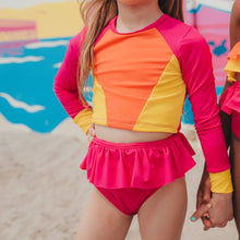 Load image into Gallery viewer, Color Block Long Sleeve Rash Guard
