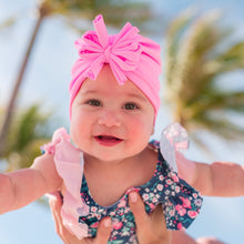 Load image into Gallery viewer, Strawberry Lemonade Bow Turban