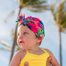 Load image into Gallery viewer, Tropical Breeze Bow Turban