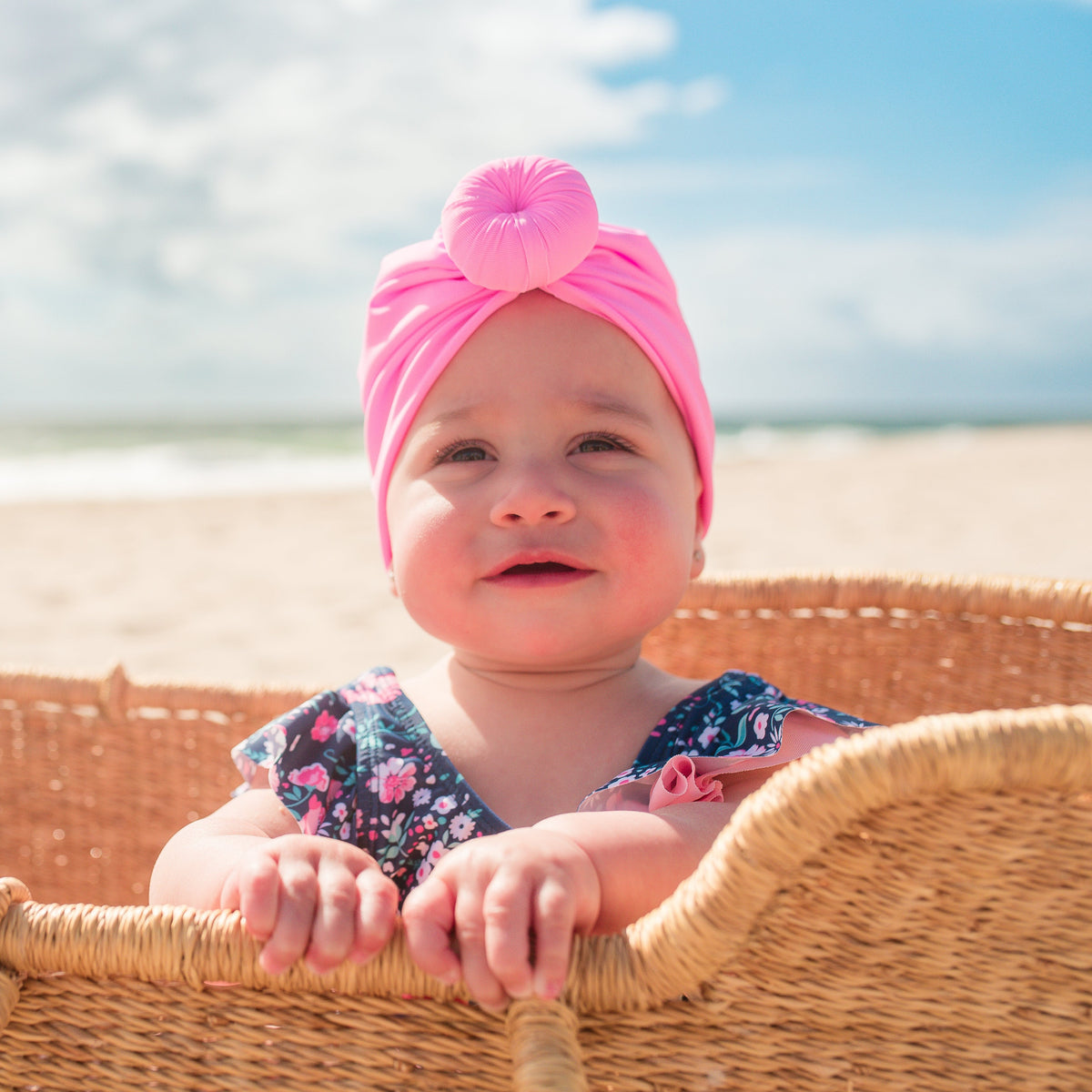 Strawberry Lemonade Knot Turban Sweet Peas Co