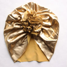 Load image into Gallery viewer, Gold Rose Turban