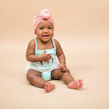 Load image into Gallery viewer, UPF Coral Swim Knot Turban
