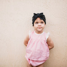 Load image into Gallery viewer, Black Bow Turban
