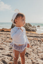 Load image into Gallery viewer, Purple Sparkle High Waisted Bikini Bottom