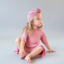 Load image into Gallery viewer, Dusty Pink Rose Turban