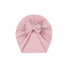 Load image into Gallery viewer, Dusty Pink Bow Turban