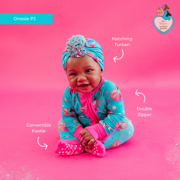 Afro Unicorn™ One Piece Pajama – Sweet Peas Co
