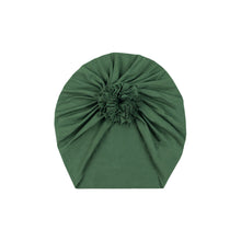 Load image into Gallery viewer, Olive Green Rose Turban