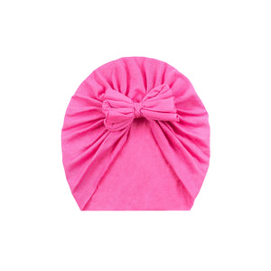 Hot Pink Bow Turban