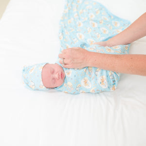 Precious Moments™ Blue Swaddle Beanie Set