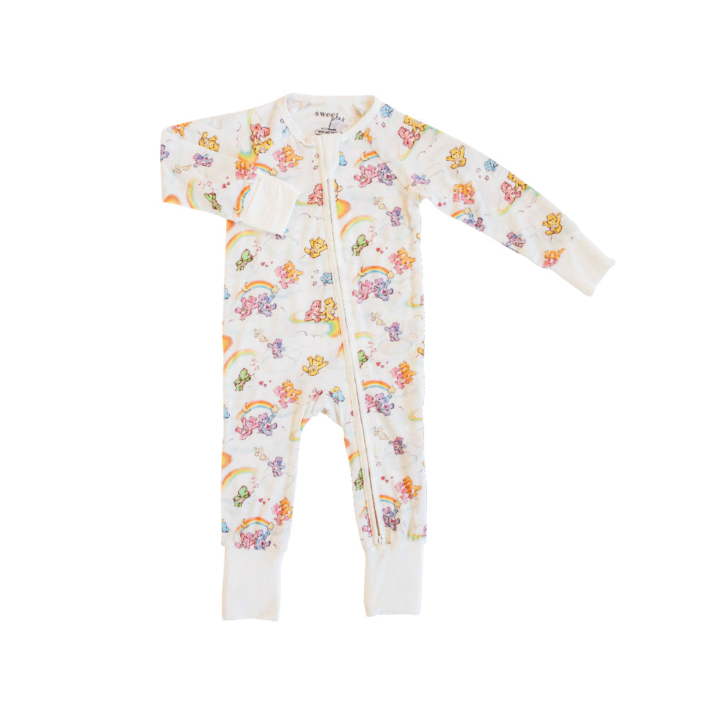 Care bear footie discount pajamas