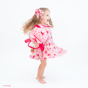 Strawberry Shortcake Long Sleeve Twirl Dress 6 Years Strawberry Shortcake Long Sleeve Twirl Dress 6 Years