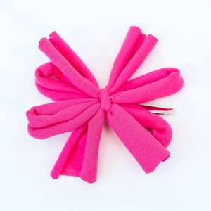 Hot Pink Clip Bow