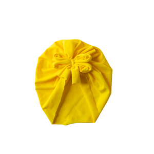 UPF Yellow Swim Bow Turban
