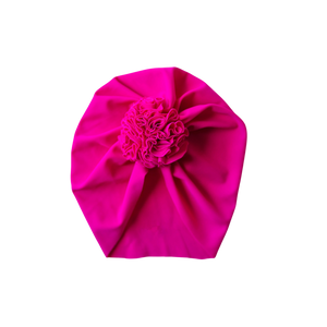 UPF Pink Swim Rose Turban