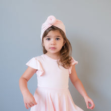Load image into Gallery viewer, Soft Pink Cap Sleeve Twirl Dress