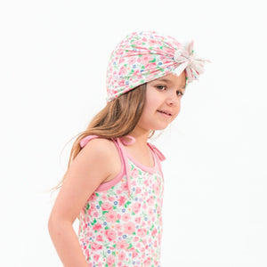 Ditzy Floral Bow Turban