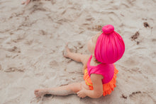 Load image into Gallery viewer, UPF Pink Swim Knot Turban