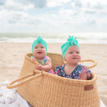 Load image into Gallery viewer, Blue Lagoon Knot Turban