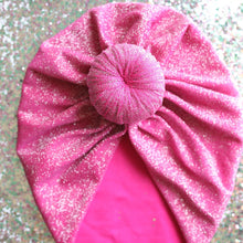 Load image into Gallery viewer, Sparkle Swim Knot Turban