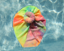 Load image into Gallery viewer, Be Happy Swim Knot Turban