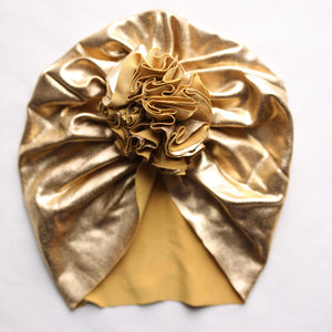 Gold Rose Turban