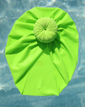 Load image into Gallery viewer, UPF Electric Lime Swim Knot