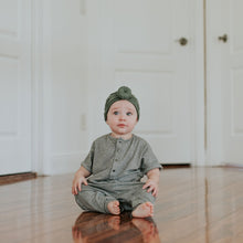Load image into Gallery viewer, Olive Green Knot Turban