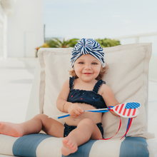 Load image into Gallery viewer, Stripes Swim Knot Turban