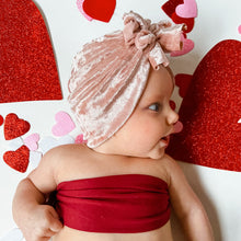 Load image into Gallery viewer, Pink Crush Bow Turban