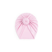 Load image into Gallery viewer, UPF Baby Pink Swim Knot Turban
