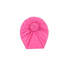 Load image into Gallery viewer, UPF Neon Pink Swim Knot Turban